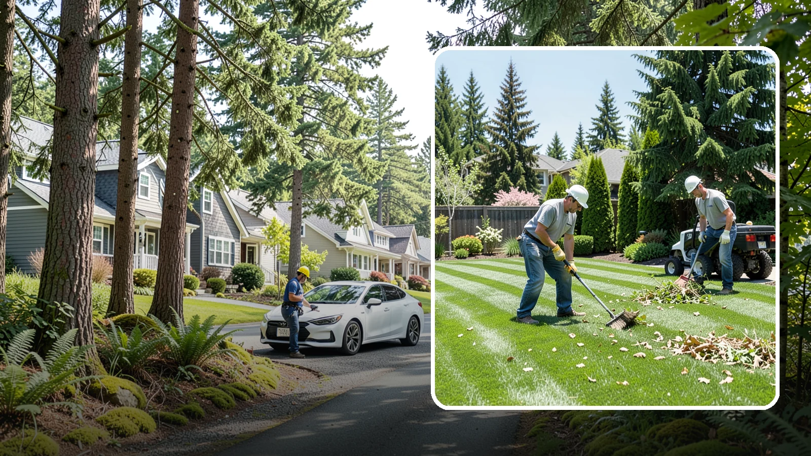 Lawn Cleanup in Normandy Park, King County, WA - Refresh a neglected yard with a full cleanup of leaves, debris, weeds, and overgrowth in a single visit.