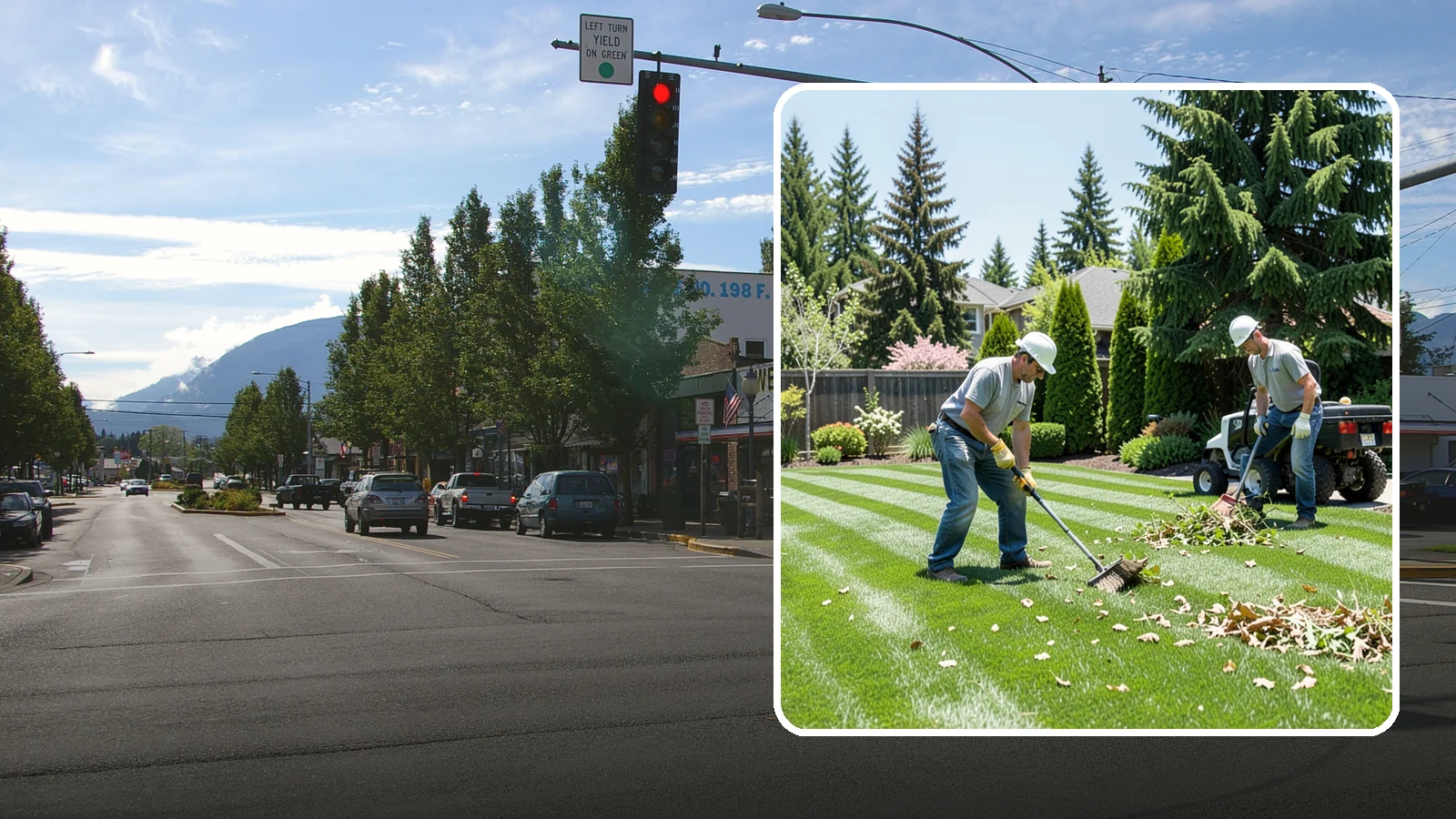 Lawn Cleanup in North Bend, King County, WA - Refresh a neglected yard with a full cleanup of leaves, debris, weeds, and overgrowth in a single visit.