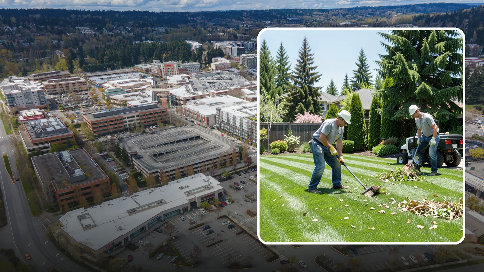 Lawn Cleanup in Redmond, King County, WA - Refresh a neglected yard with a full cleanup of leaves, debris, weeds, and overgrowth in a single visit.