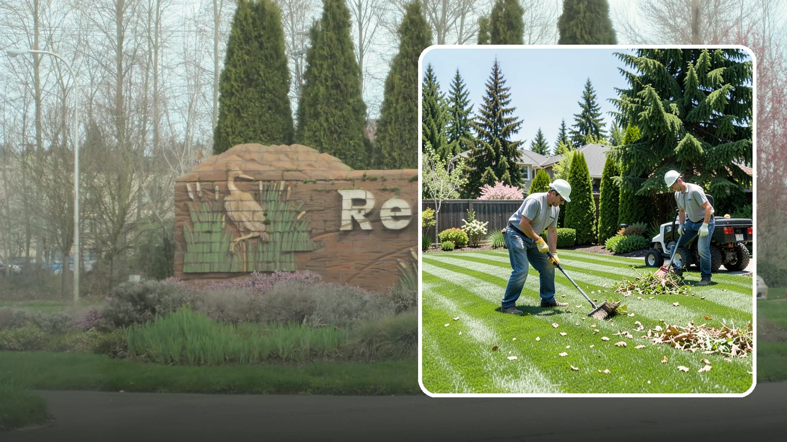 Lawn Cleanup in Renton, King County, WA - Refresh a neglected yard with a full cleanup of leaves, debris, weeds, and overgrowth in a single visit.