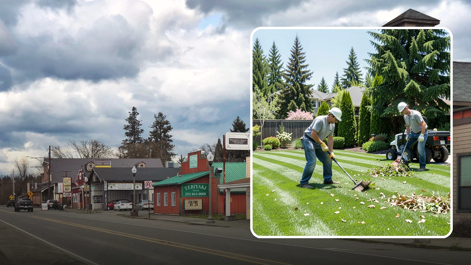 Lawn Cleanup in Roy, Pierce County, WA - Refresh a neglected yard with a full cleanup of leaves, debris, weeds, and overgrowth in a single visit.