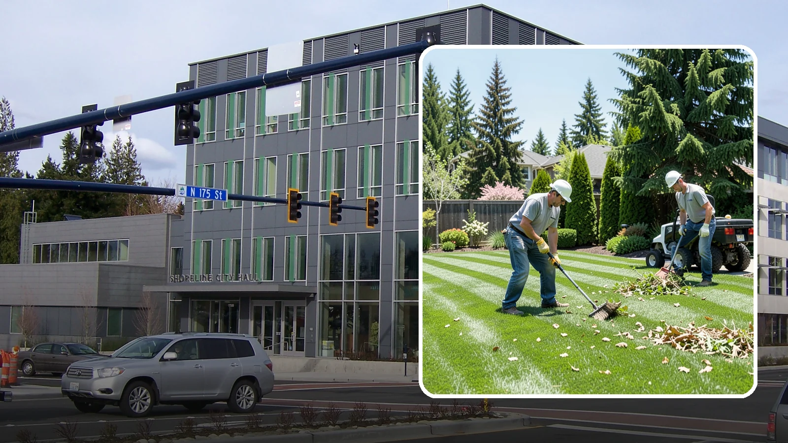 Lawn Cleanup in Shoreline, King County, WA - Refresh a neglected yard with a full cleanup of leaves, debris, weeds, and overgrowth in a single visit.