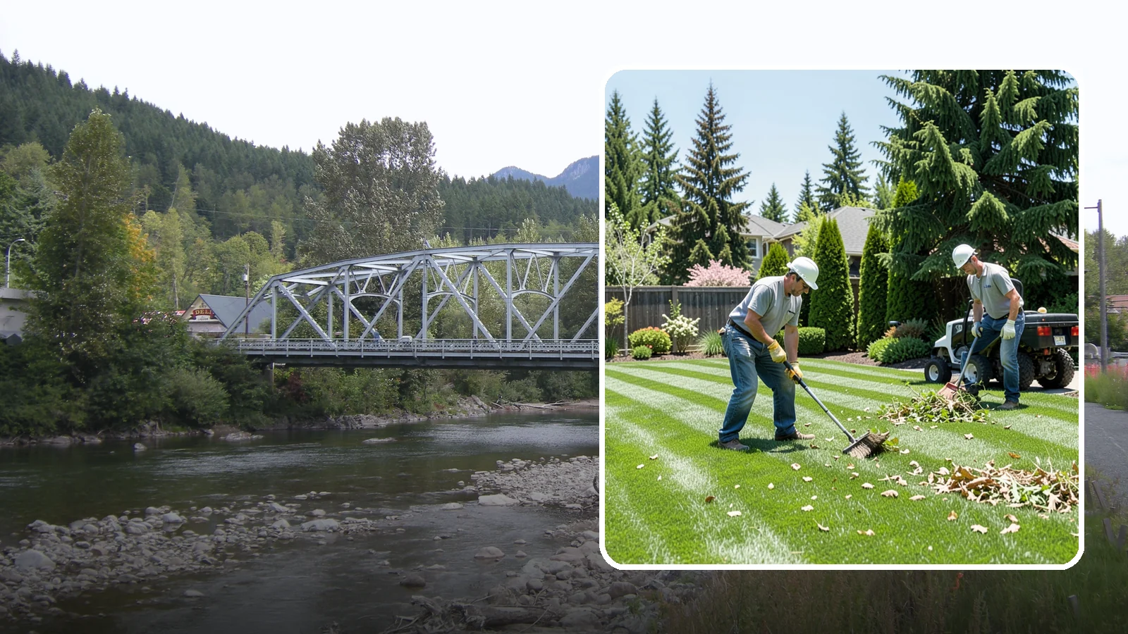 Lawn Cleanup in Skykomish, King County, WA - Refresh a neglected yard with a full cleanup of leaves, debris, weeds, and overgrowth in a single visit.