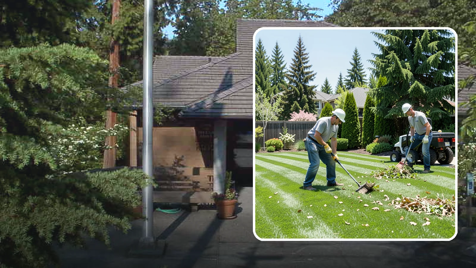 Lawn Cleanup in Yarrow Point, King County, WA - Refresh a neglected yard with a full cleanup of leaves, debris, weeds, and overgrowth in a single visit.