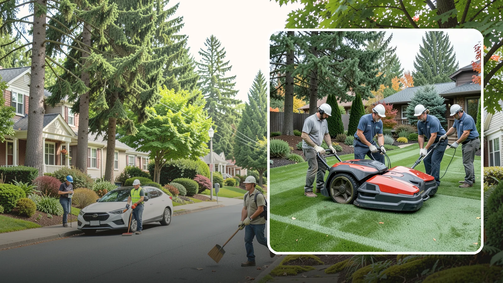 Lawn Dethatching in Beaux Arts Village, King County, WA - Dethatching that removes the built-up layer of dead grass smothering your lawn.