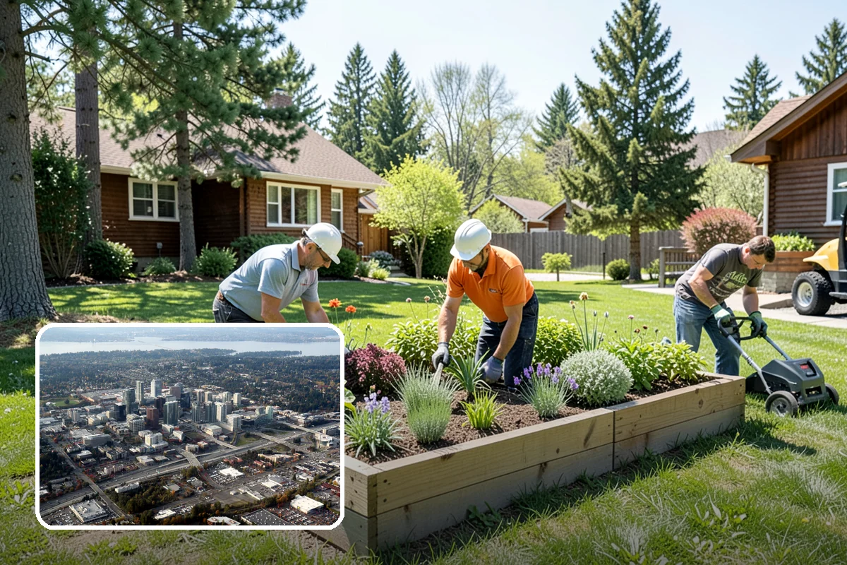 Lawn Dethatching in Bellevue, King County, WA - Removes the barrier that blocks water and nutrients