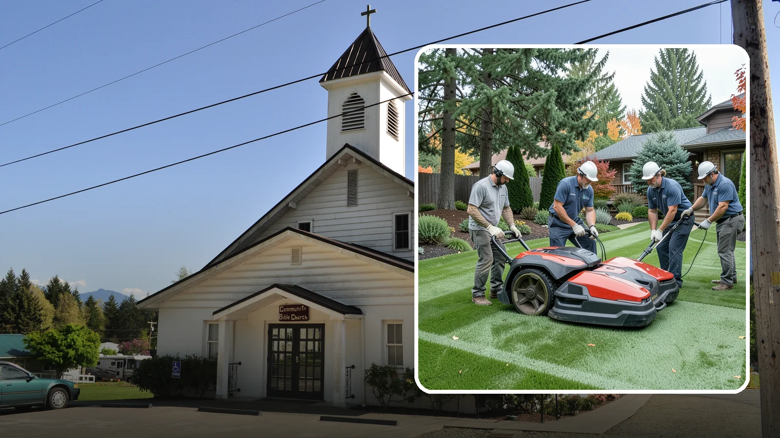 Lawn Dethatching in Concrete, Skagit County, WA - Dethatching that removes the built-up layer of dead grass smothering your lawn.