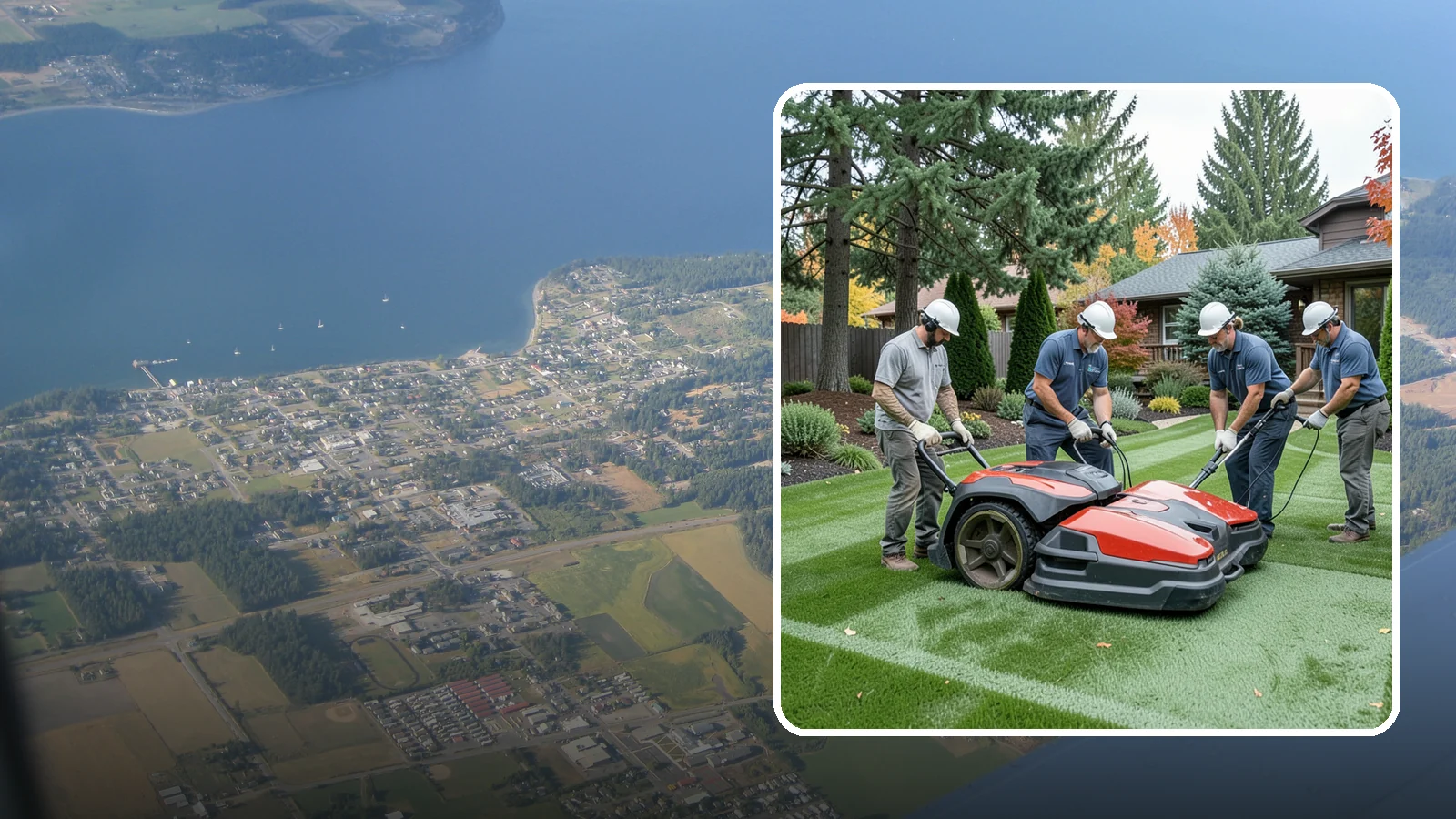 Lawn Dethatching in Coupeville, Island County, WA - Dethatching that removes the built-up layer of dead grass smothering your lawn.