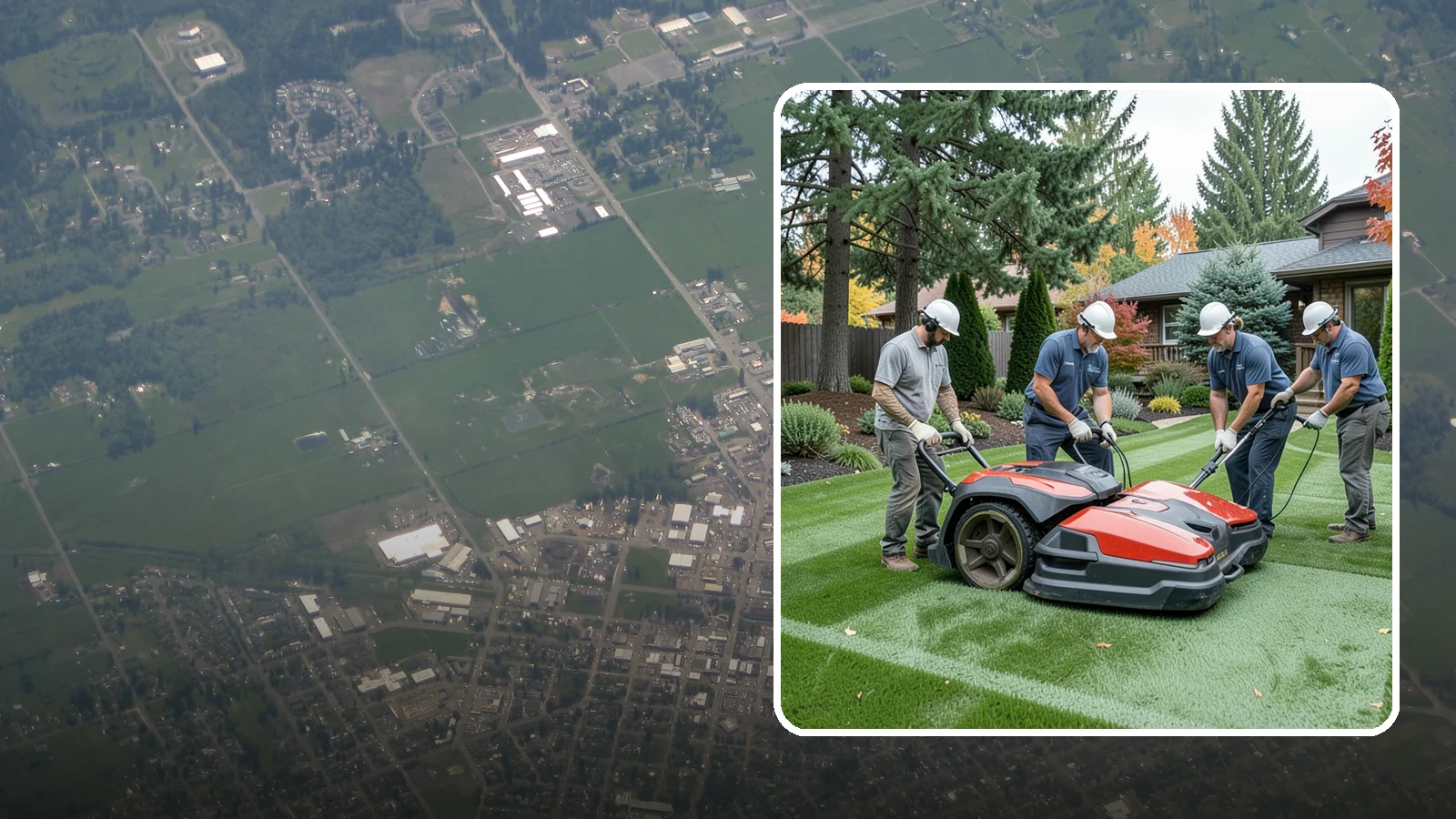 Lawn Dethatching in Enumclaw, King County, WA - Dethatching that removes the built-up layer of dead grass smothering your lawn.
