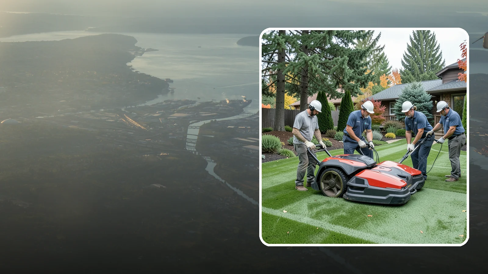 Lawn Dethatching in Fife, Pierce County, WA - Dethatching that removes the built-up layer of dead grass smothering your lawn.
