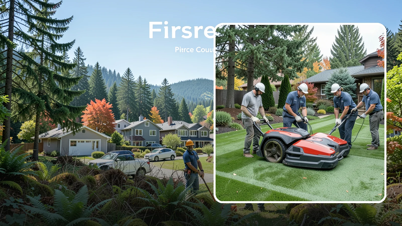Lawn Dethatching in Fircrest, Pierce County, WA - Dethatching that removes the built-up layer of dead grass smothering your lawn.