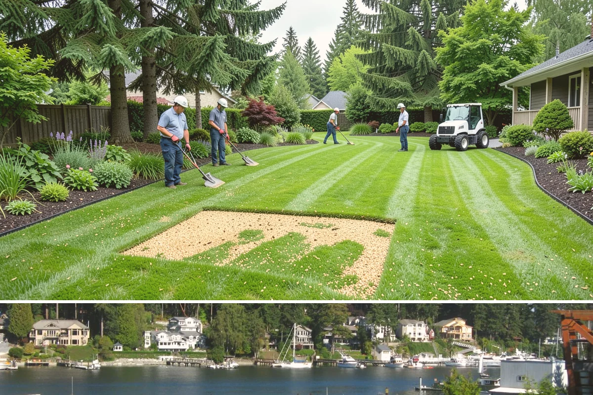 Lawn Dethatching in Gig Harbor, Pierce County, WA - Best in early fall or spring during active growth