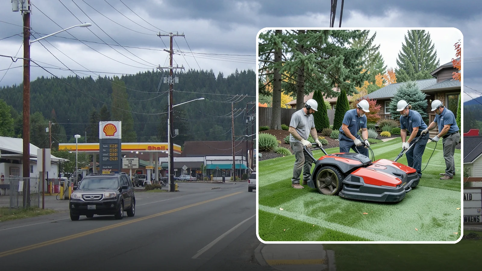 Lawn Dethatching in Granite Falls, Snohomish County, WA - Dethatching that removes the built-up layer of dead grass smothering your lawn.