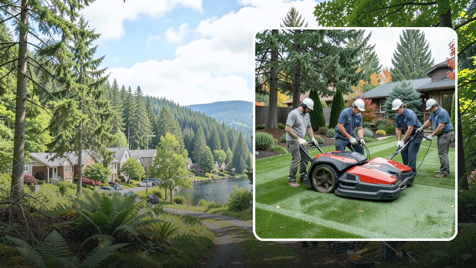 Lawn Dethatching in Lake Forest Park, King County, WA - Dethatching that removes the built-up layer of dead grass smothering your lawn.