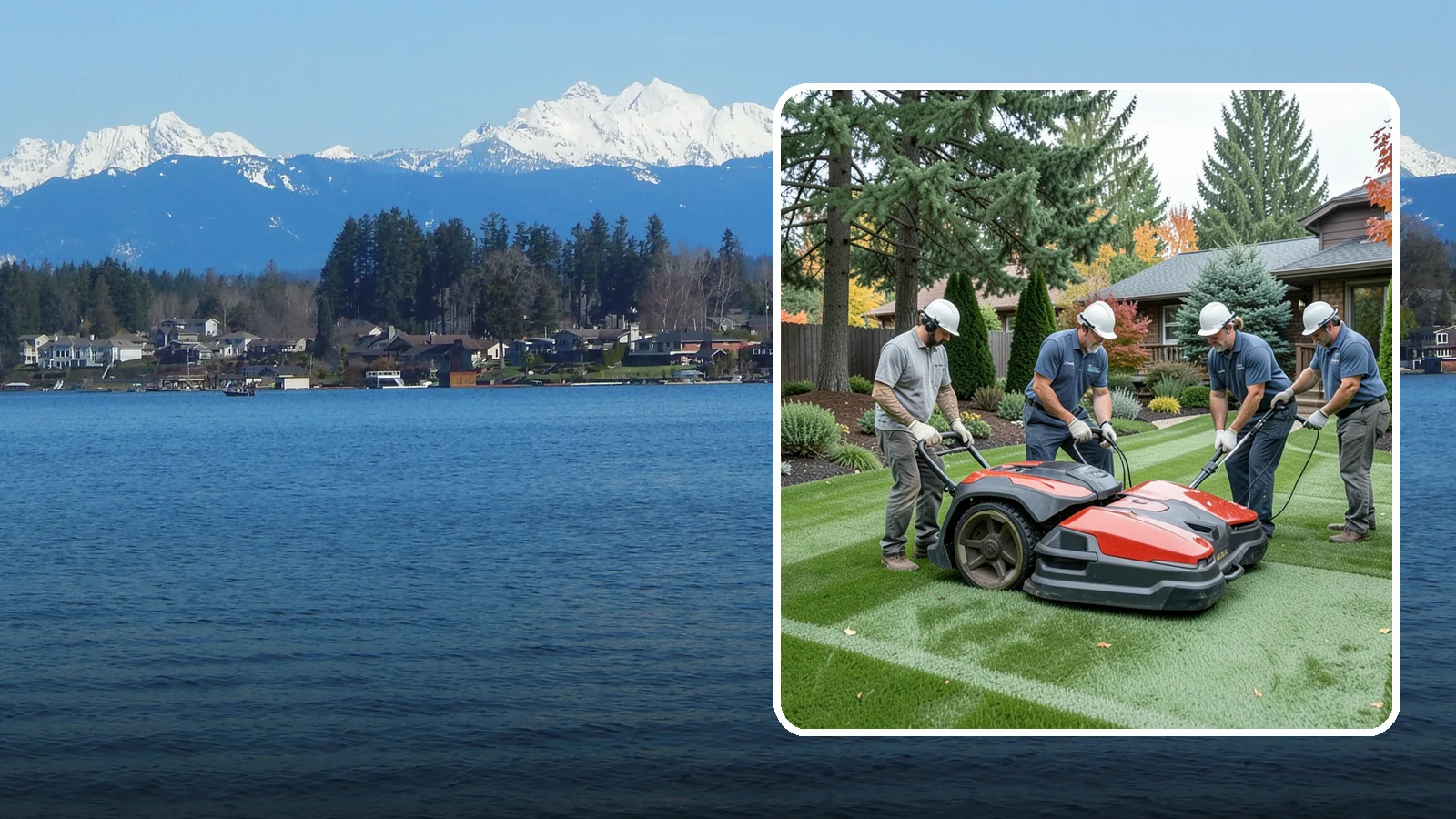 Lawn Dethatching in Lake Stevens, Snohomish County, WA - Dethatching that removes the built-up layer of dead grass smothering your lawn.