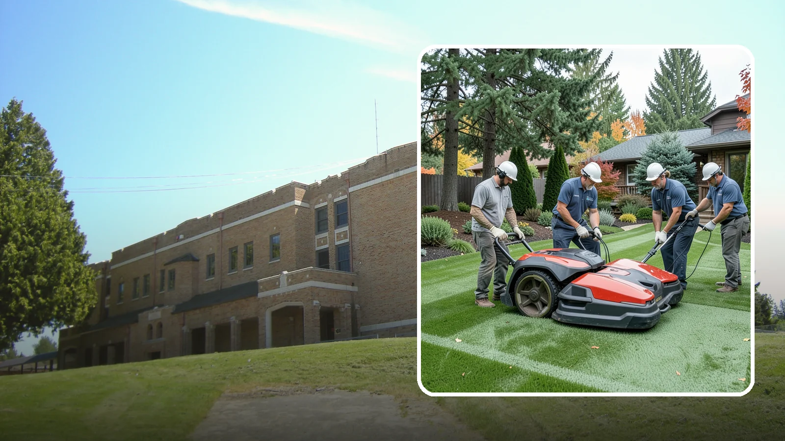 Lawn Dethatching in Maple Valley, King County, WA - Dethatching that removes the built-up layer of dead grass smothering your lawn.