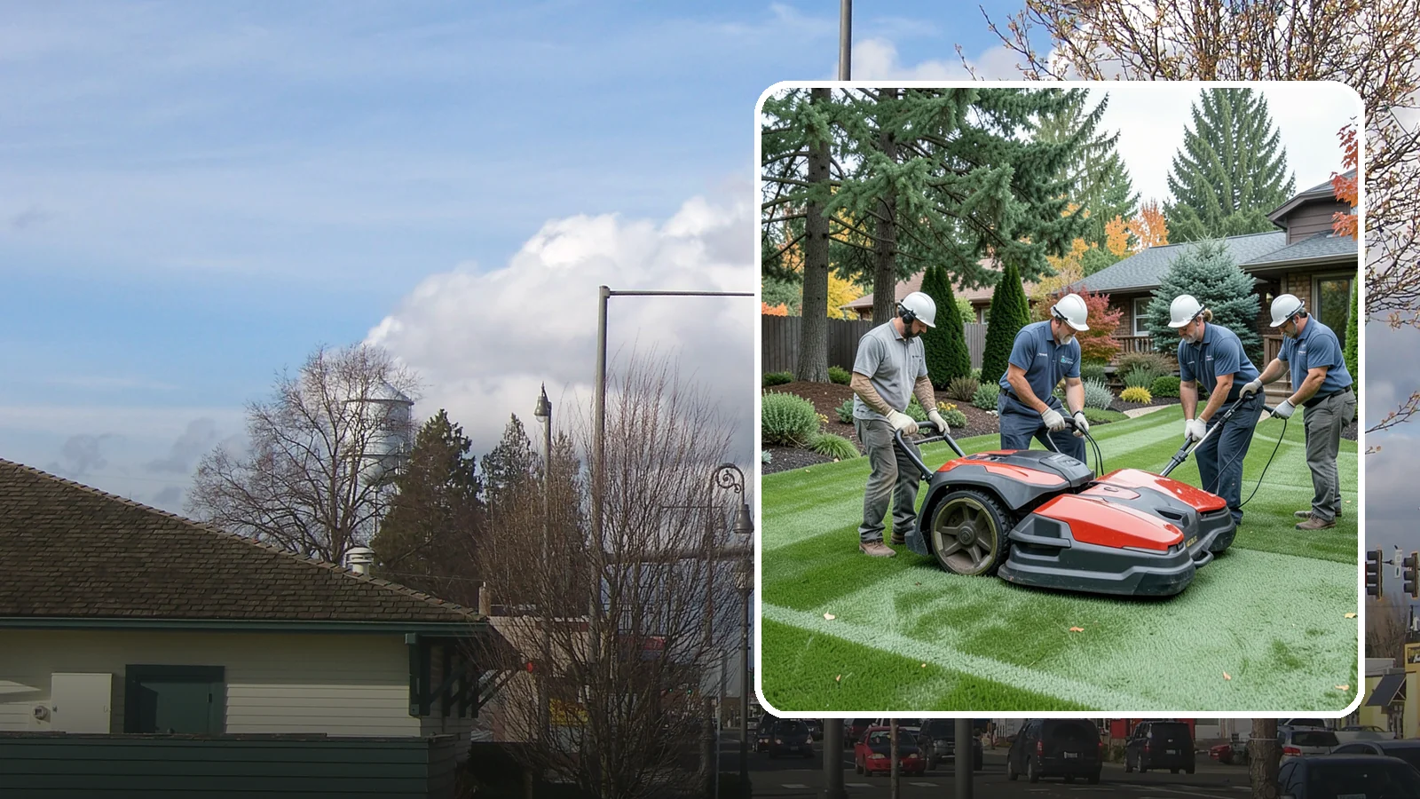 Lawn Dethatching in Marysville, Snohomish County, WA - Dethatching that removes the built-up layer of dead grass smothering your lawn.