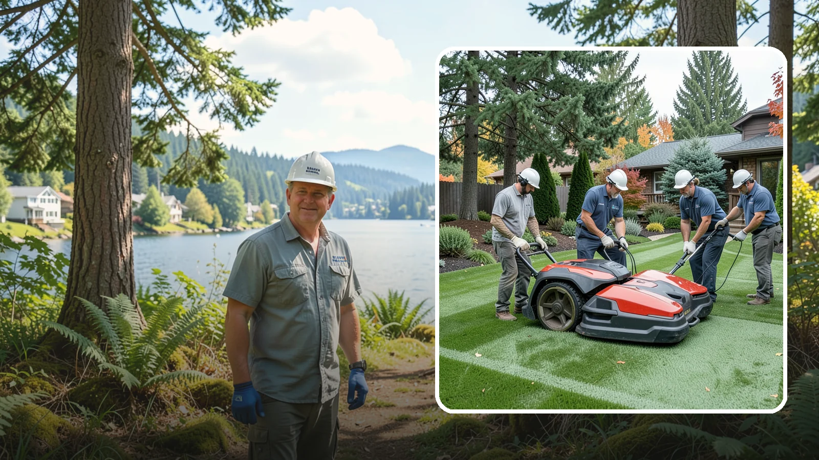 Lawn Dethatching in Milton, King County, WA - Dethatching that removes the built-up layer of dead grass smothering your lawn.