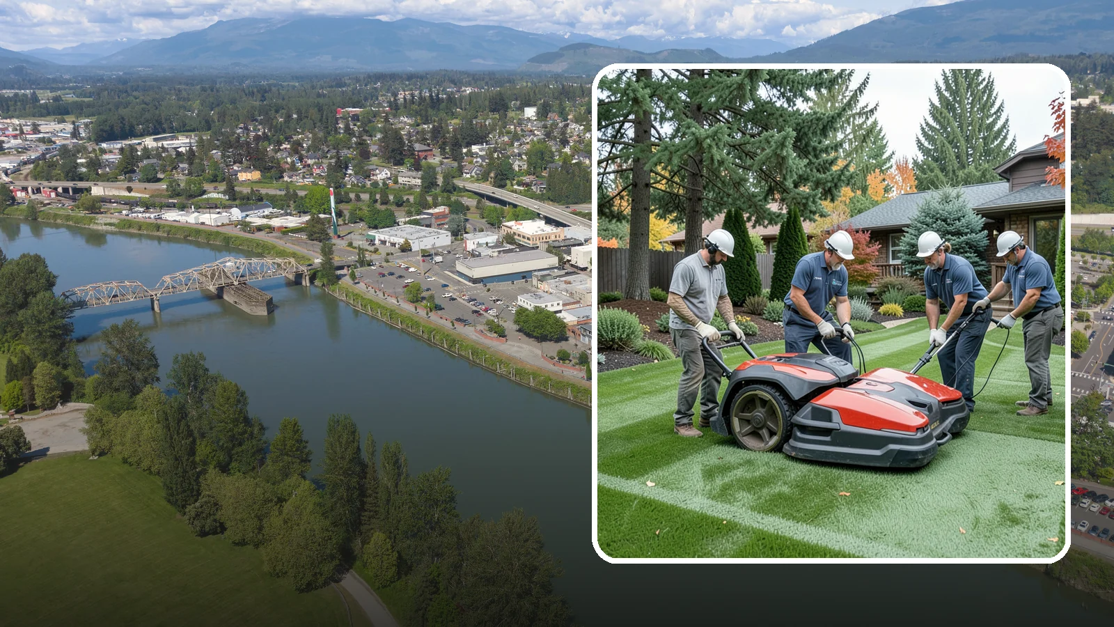 Lawn Dethatching in Mount Vernon, Skagit County, WA - Dethatching that removes the built-up layer of dead grass smothering your lawn.