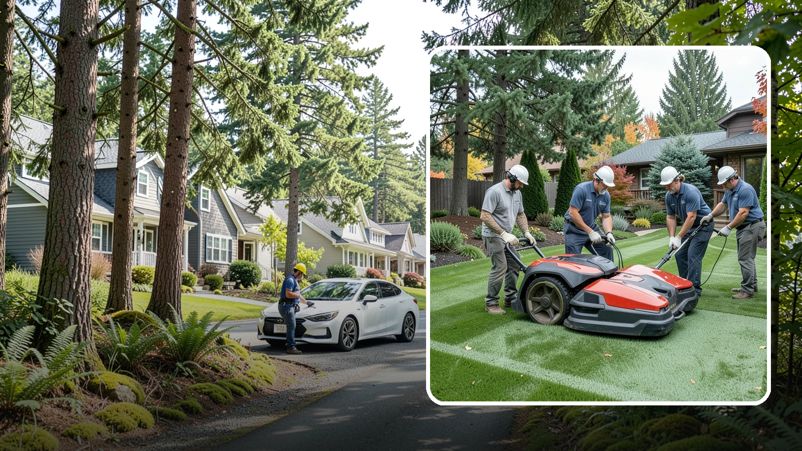 Lawn Dethatching in Normandy Park, King County, WA - Dethatching that removes the built-up layer of dead grass smothering your lawn.