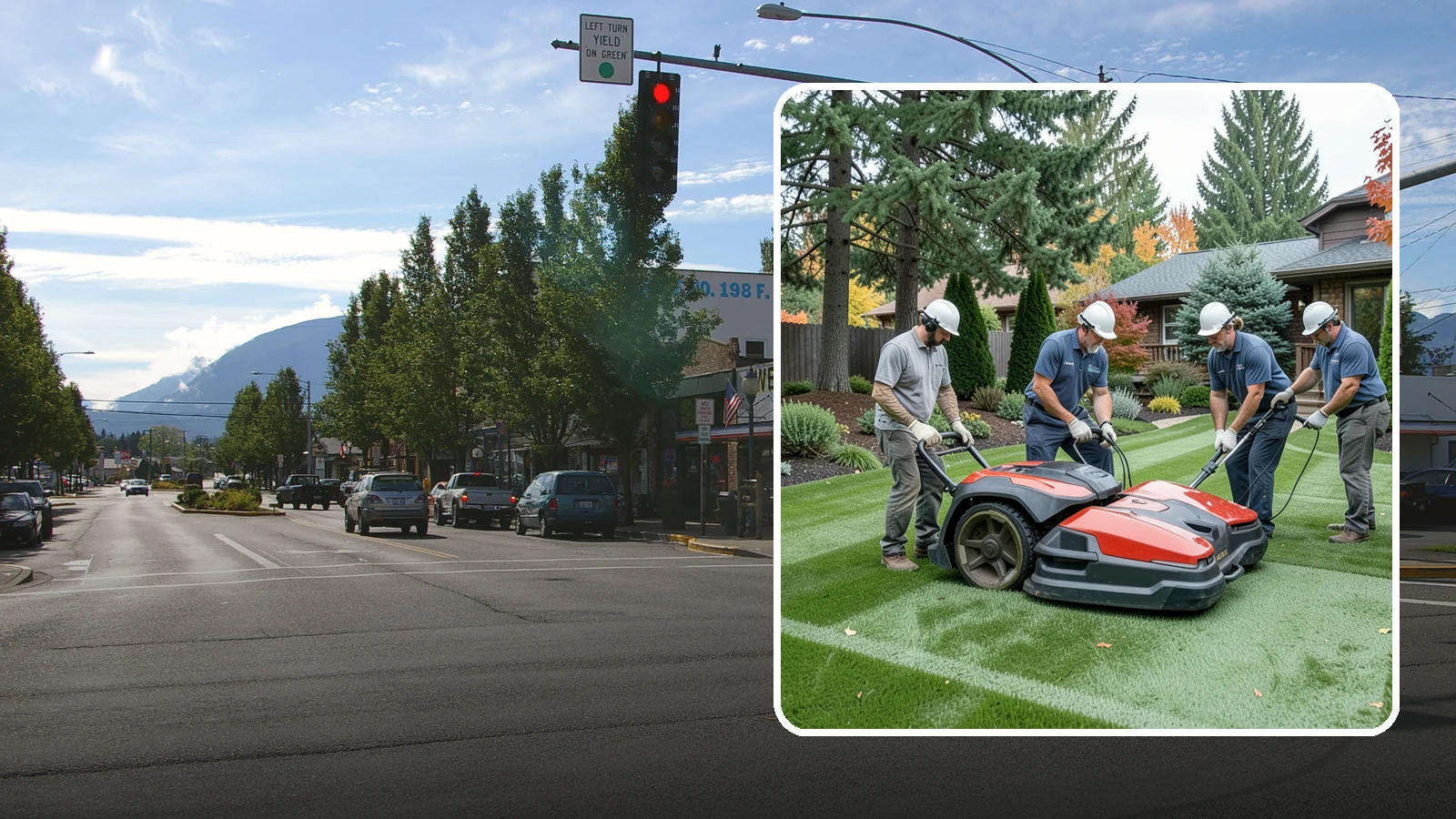 Lawn Dethatching in North Bend, King County, WA - Dethatching that removes the built-up layer of dead grass smothering your lawn.