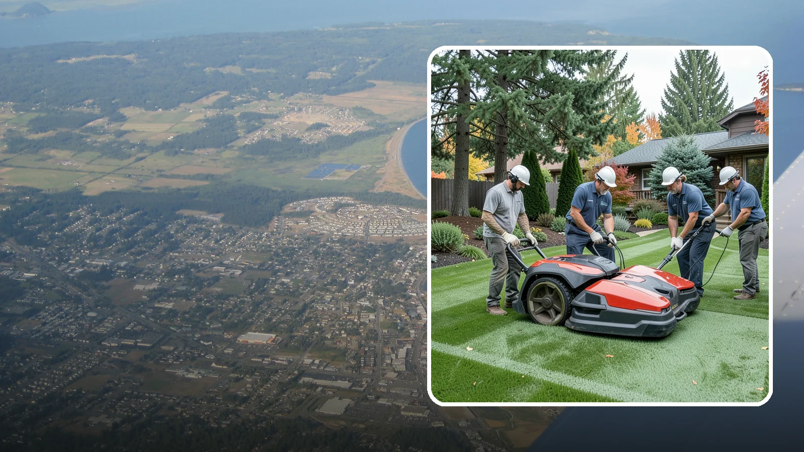 Lawn Dethatching in Oak Harbor, Island County, WA - Dethatching that removes the built-up layer of dead grass smothering your lawn.