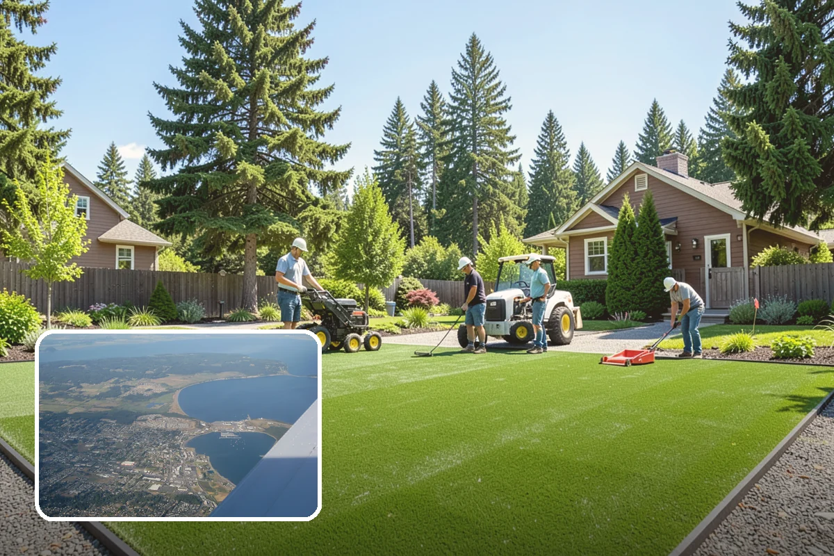 Lawn Dethatching in Oak Harbor, Island County, WA - Removes the barrier that blocks water and nutrients