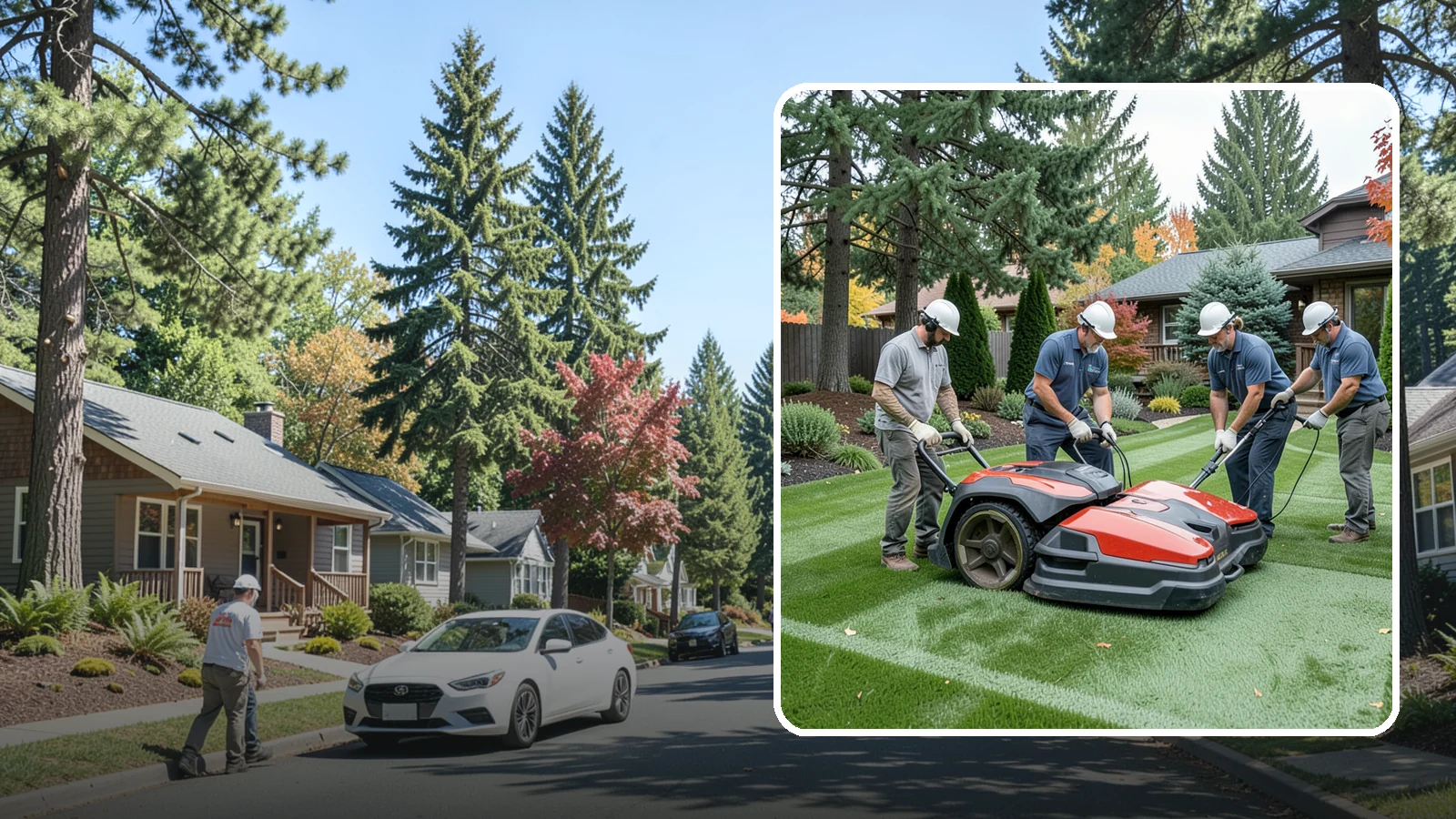 Lawn Dethatching in Orting, Pierce County, WA - Dethatching that removes the built-up layer of dead grass smothering your lawn.