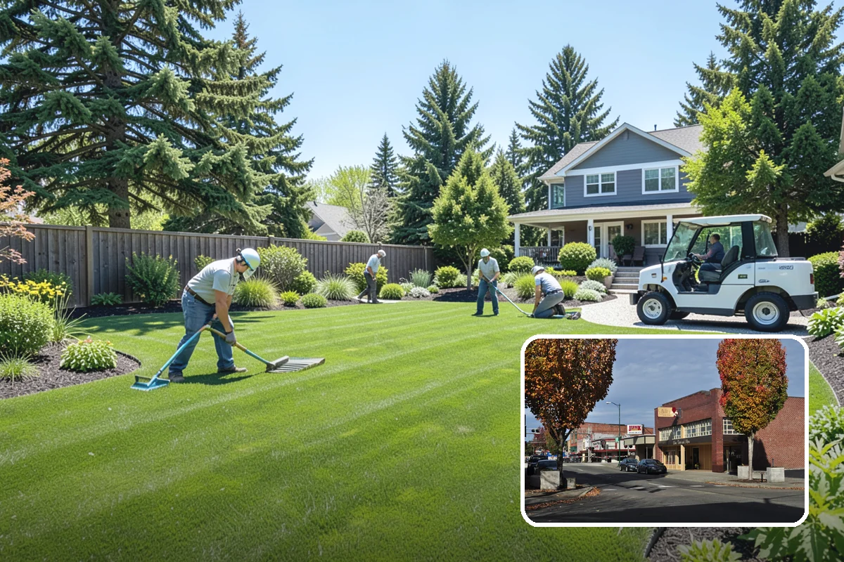 Lawn Dethatching in Puyallup, Pierce County, WA - Removes the barrier that blocks water and nutrients