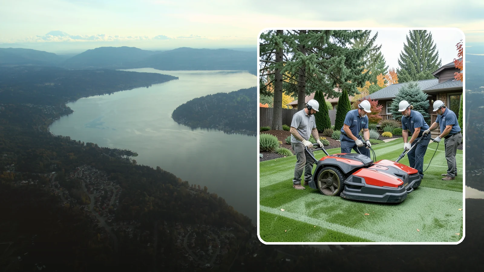 Lawn Dethatching in Sammamish, King County, WA - Dethatching that removes the built-up layer of dead grass smothering your lawn.