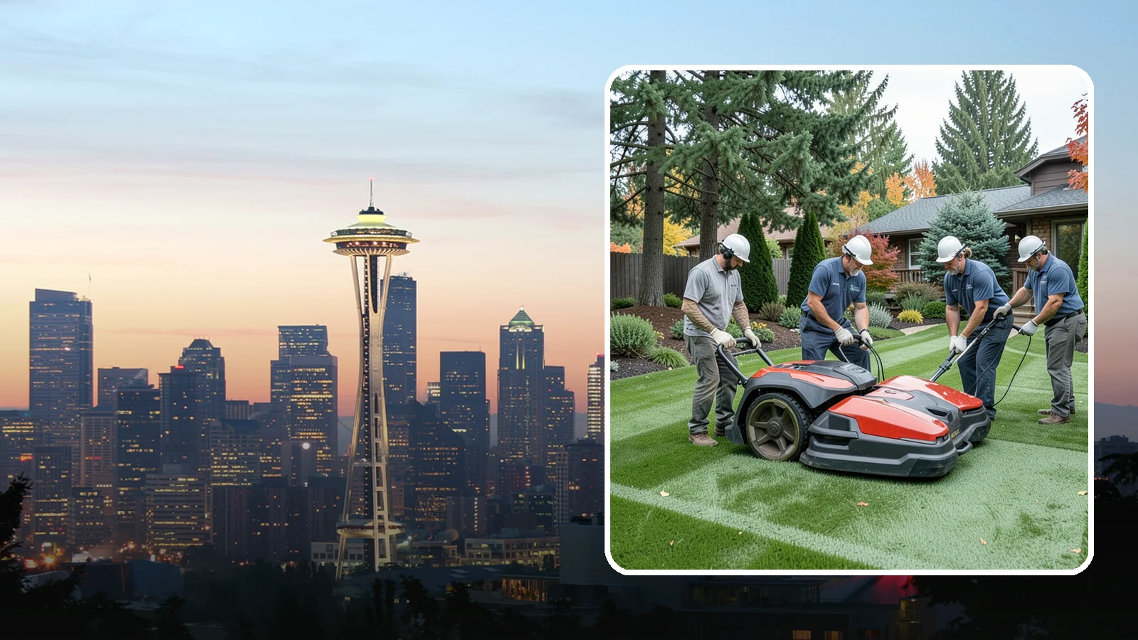 Lawn Dethatching in Seattle, King County, WA - Dethatching that removes the built-up layer of dead grass smothering your lawn.