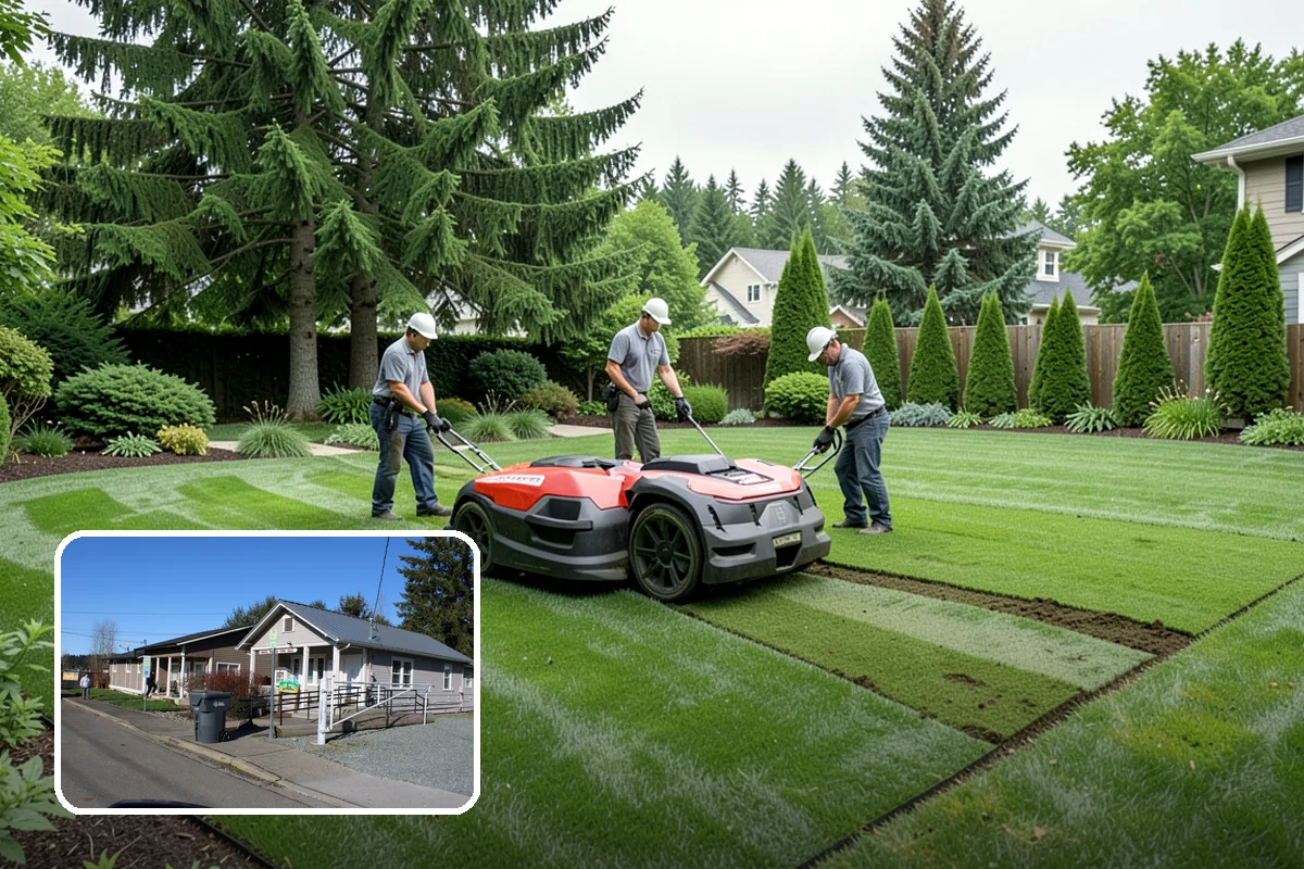 Lawn Dethatching in South Prairie, Pierce County, WA - Removes the barrier that blocks water and nutrients