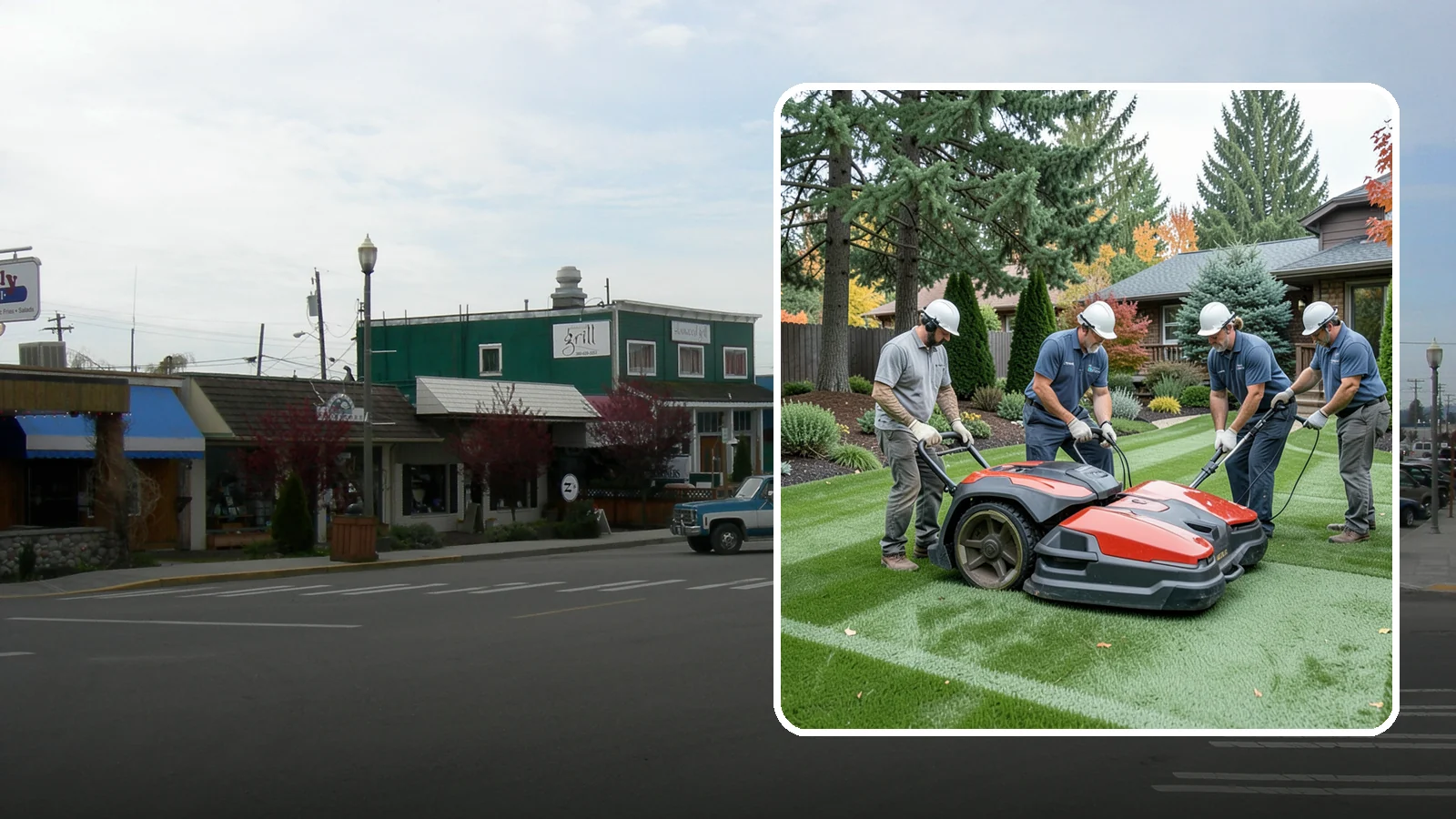 Lawn Dethatching in Stanwood, Snohomish County, WA - Dethatching that removes the built-up layer of dead grass smothering your lawn.