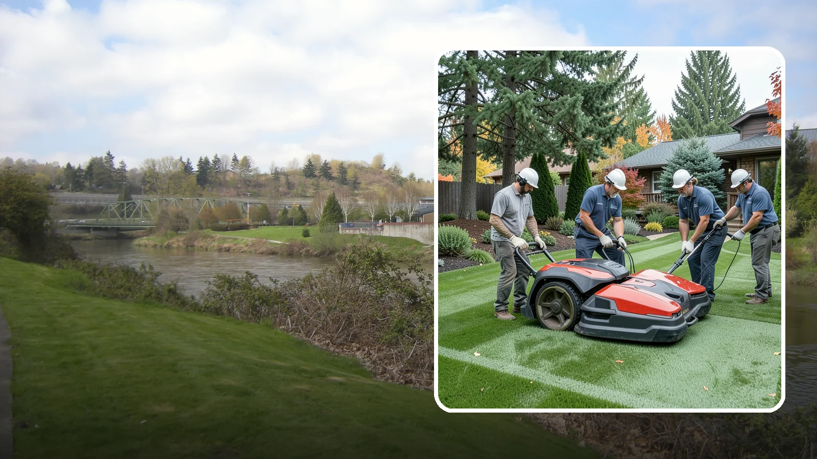 Lawn Dethatching in Tukwila, King County, WA - Dethatching that removes the built-up layer of dead grass smothering your lawn.