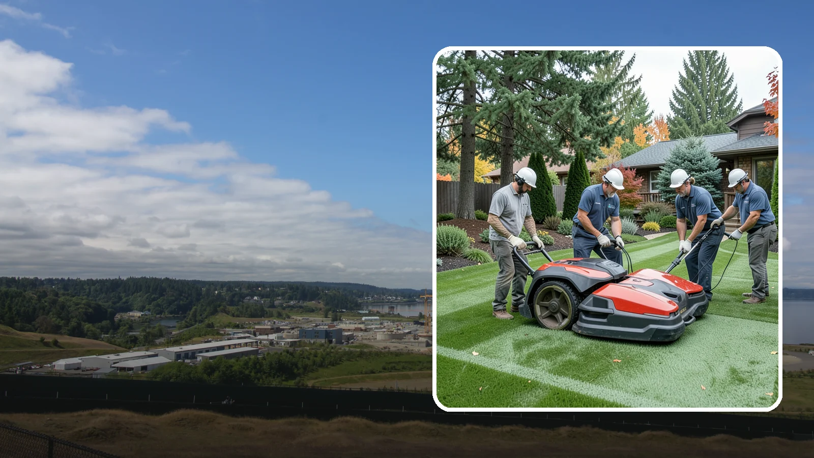 Lawn Dethatching in University Place, Pierce County, WA - Dethatching that removes the built-up layer of dead grass smothering your lawn.
