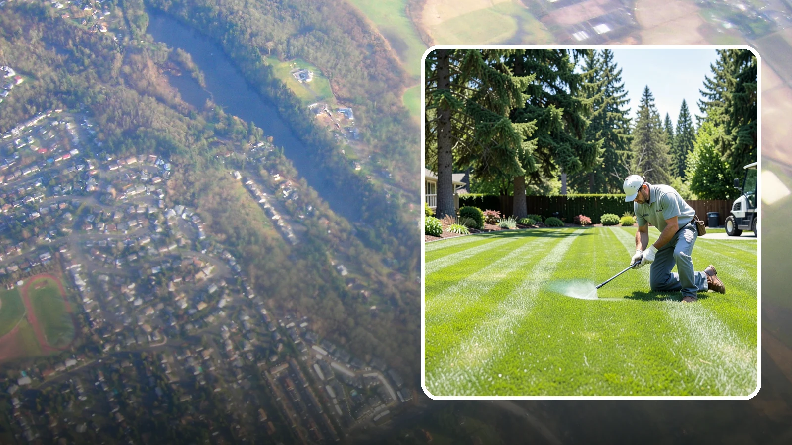 Lawn Disease Treatment in Algona, King County, WA - Fungus and disease treatment that stops spreading lawn damage and restores healthy turf.