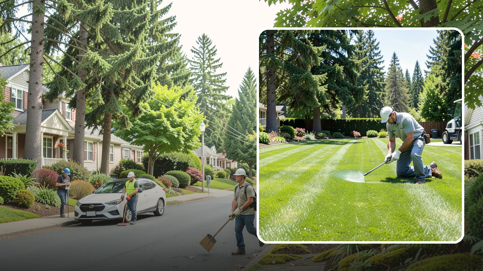 Lawn Disease Treatment in Beaux Arts Village, King County, WA - Fungus and disease treatment that stops spreading lawn damage and restores healthy turf.