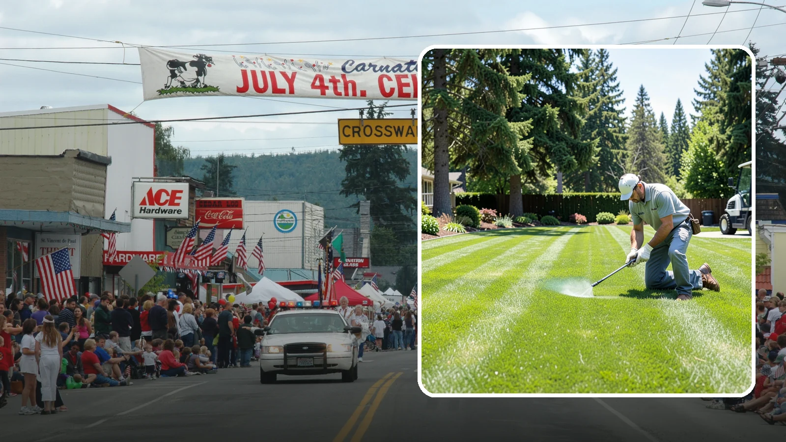 Lawn Disease Treatment in Carnation, King County, WA - Fungus and disease treatment that stops spreading lawn damage and restores healthy turf.