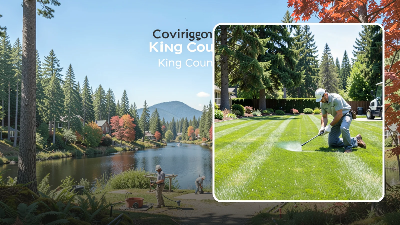 Lawn Disease Treatment in Covington, King County, WA - Fungus and disease treatment that stops spreading lawn damage and restores healthy turf.