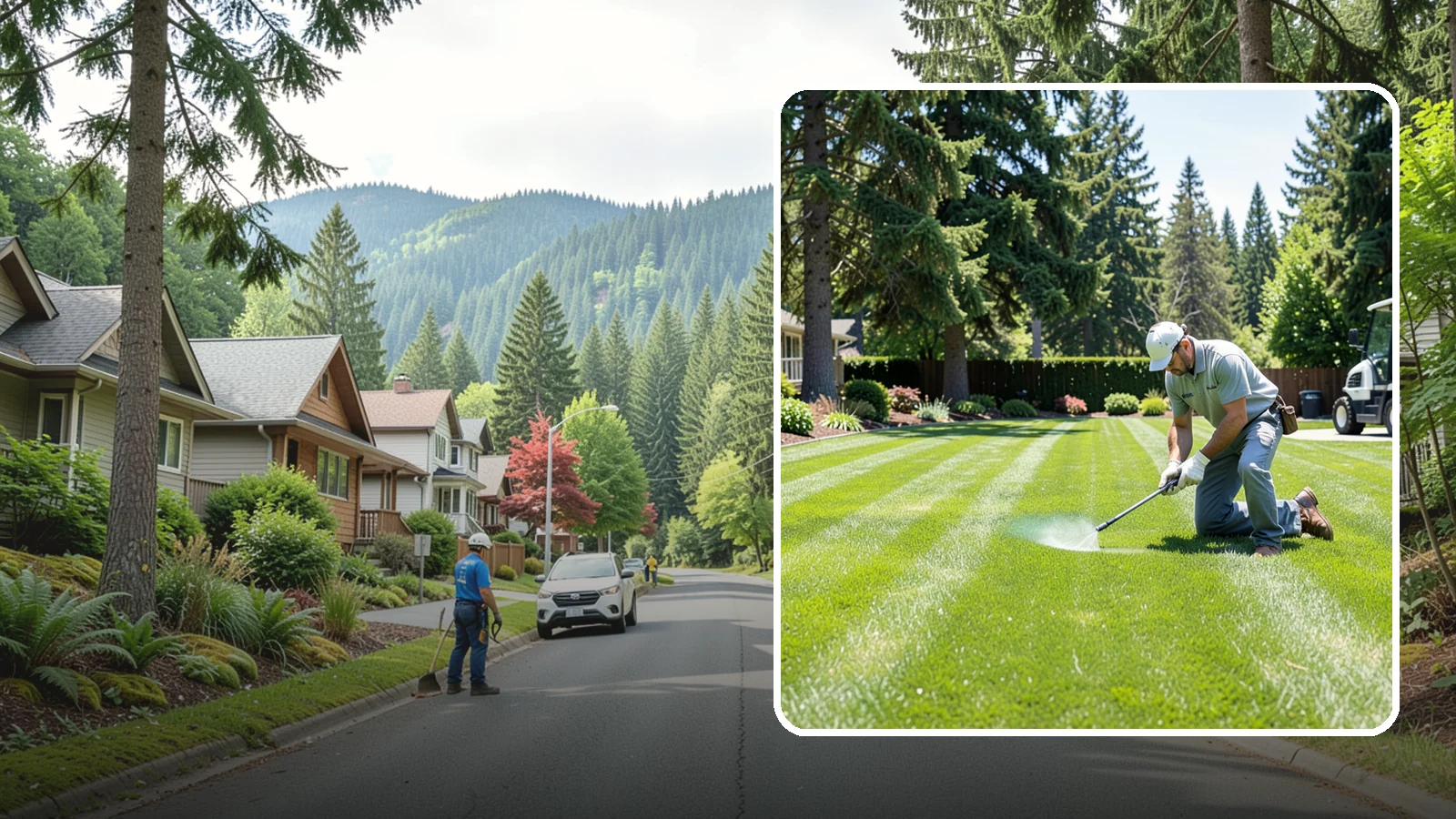 Lawn Disease Treatment in Darrington, Snohomish County, WA - Fungus and disease treatment that stops spreading lawn damage and restores healthy turf.
