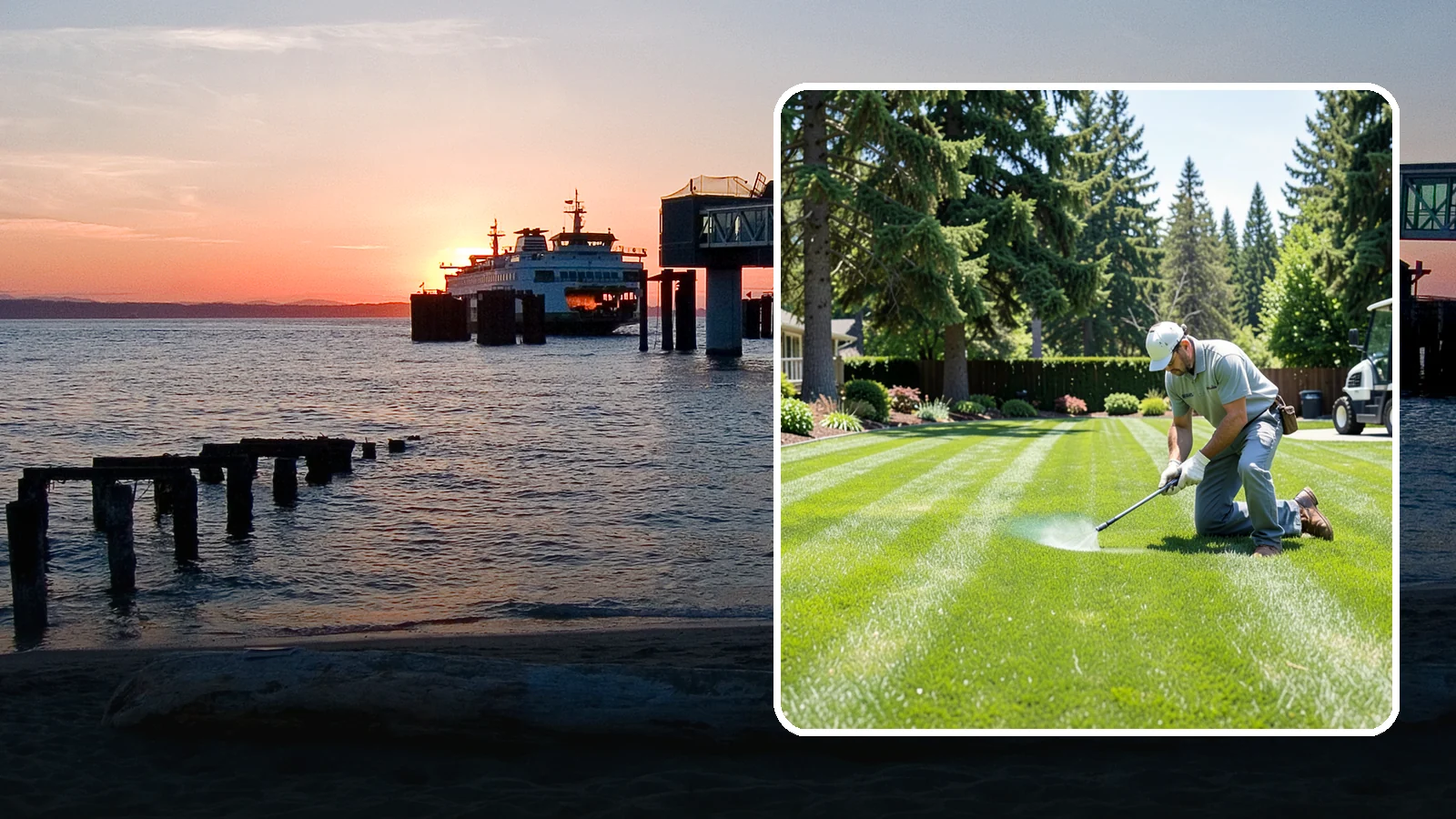 Lawn Disease Treatment in Edmonds, Snohomish County, WA - Fungus and disease treatment that stops spreading lawn damage and restores healthy turf.