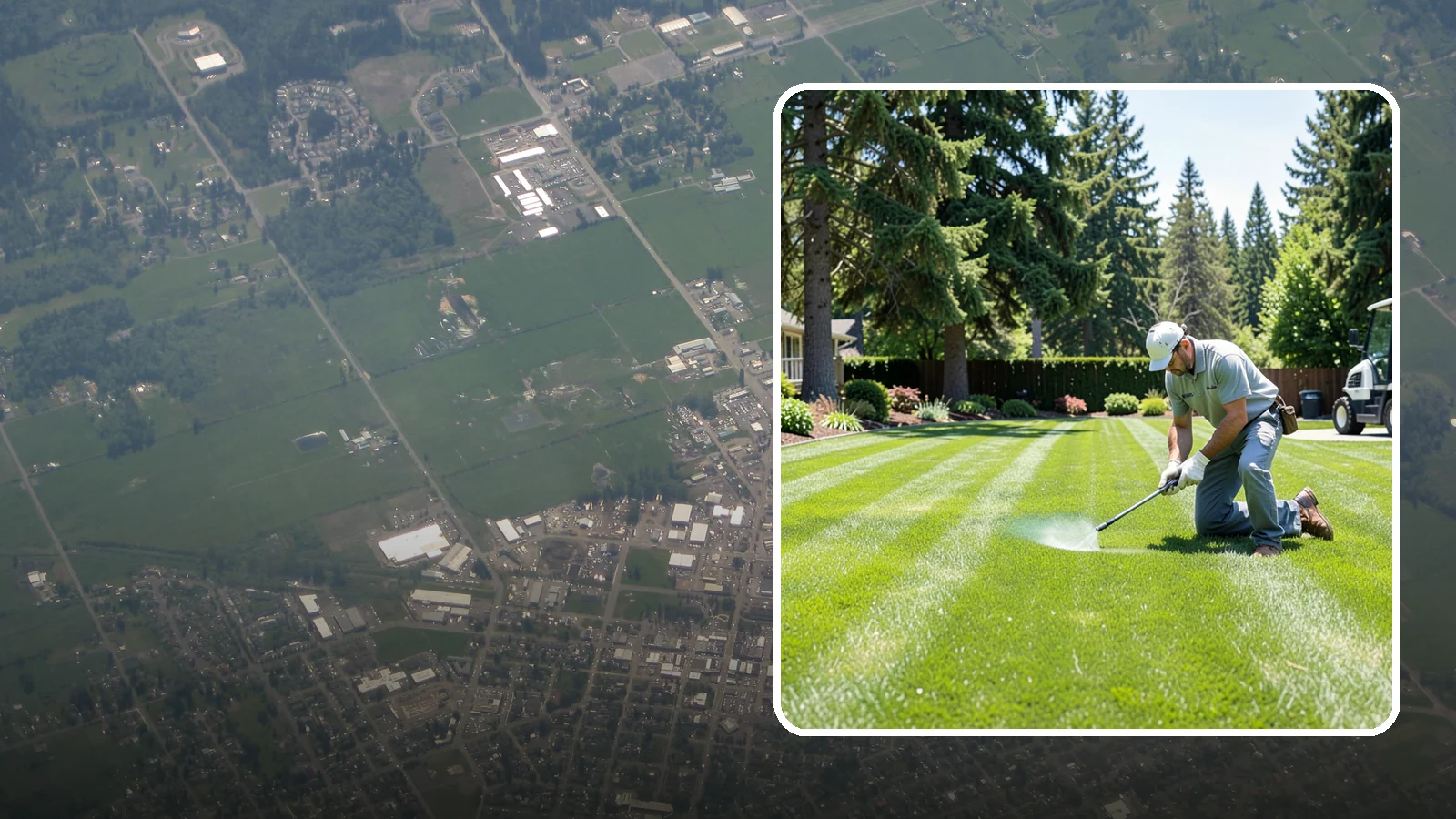 Lawn Disease Treatment in Enumclaw, King County, WA - Fungus and disease treatment that stops spreading lawn damage and restores healthy turf.