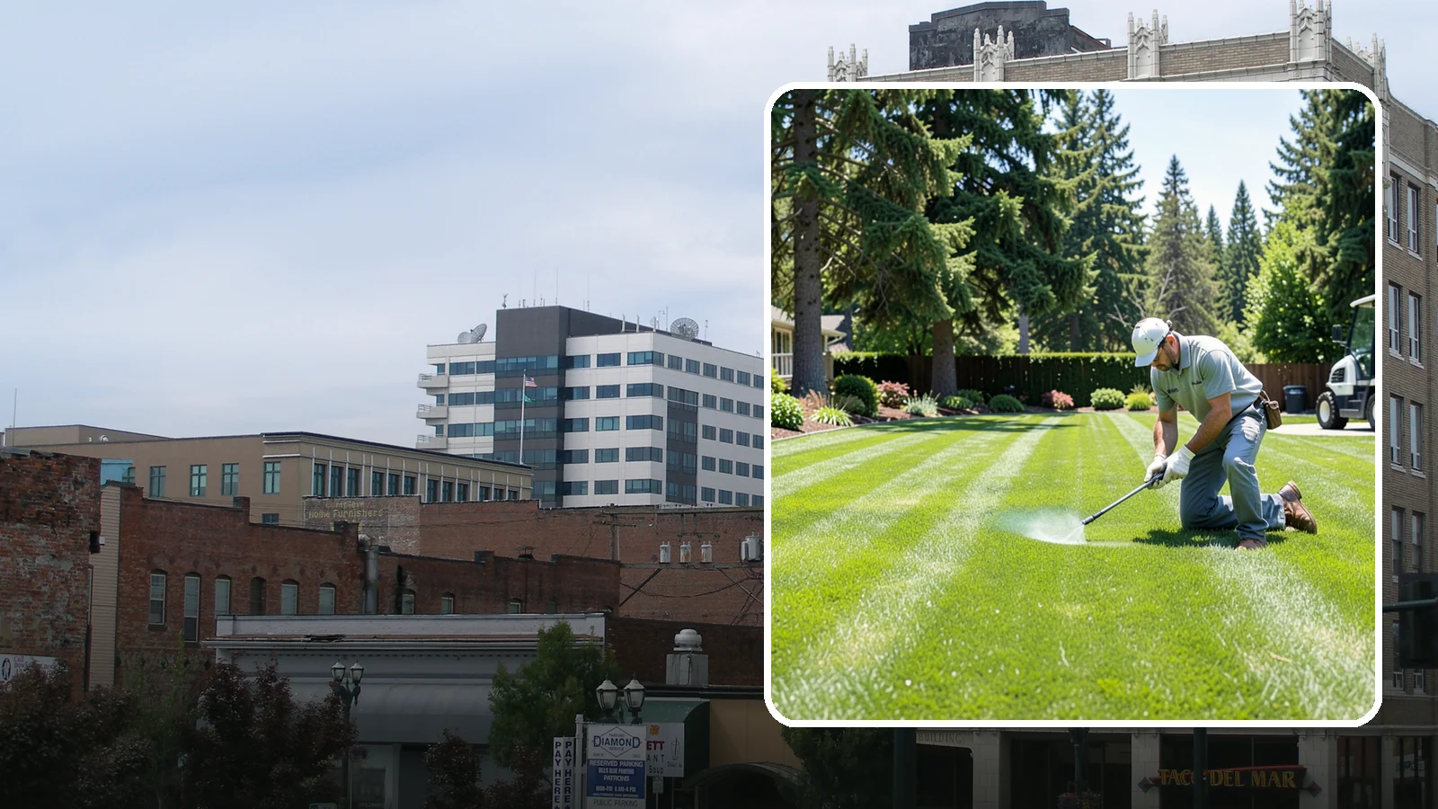 Lawn Disease Treatment in Everett, Snohomish County, WA - Fungus and disease treatment that stops spreading lawn damage and restores healthy turf.