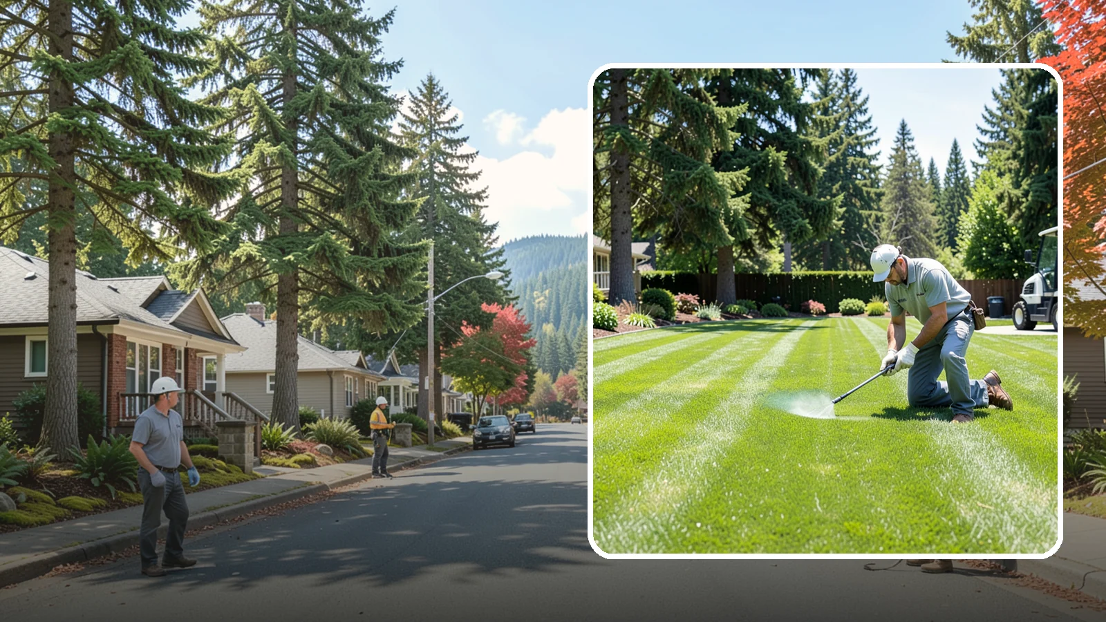 Lawn Disease Treatment in Hunts Point, King County, WA - Fungus and disease treatment that stops spreading lawn damage and restores healthy turf.