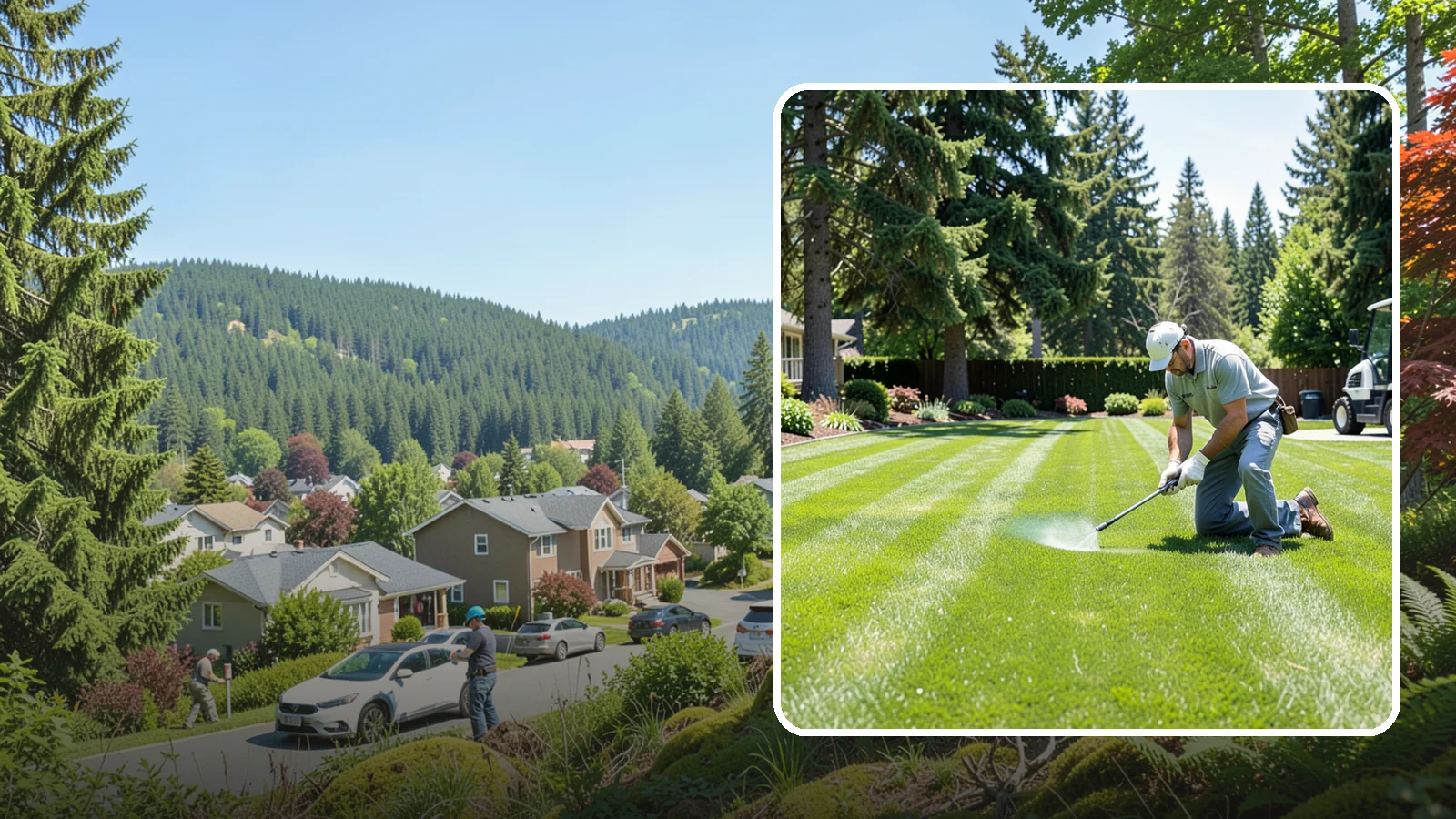 Lawn Disease Treatment in Index, Snohomish County, WA - Fungus and disease treatment that stops spreading lawn damage and restores healthy turf.