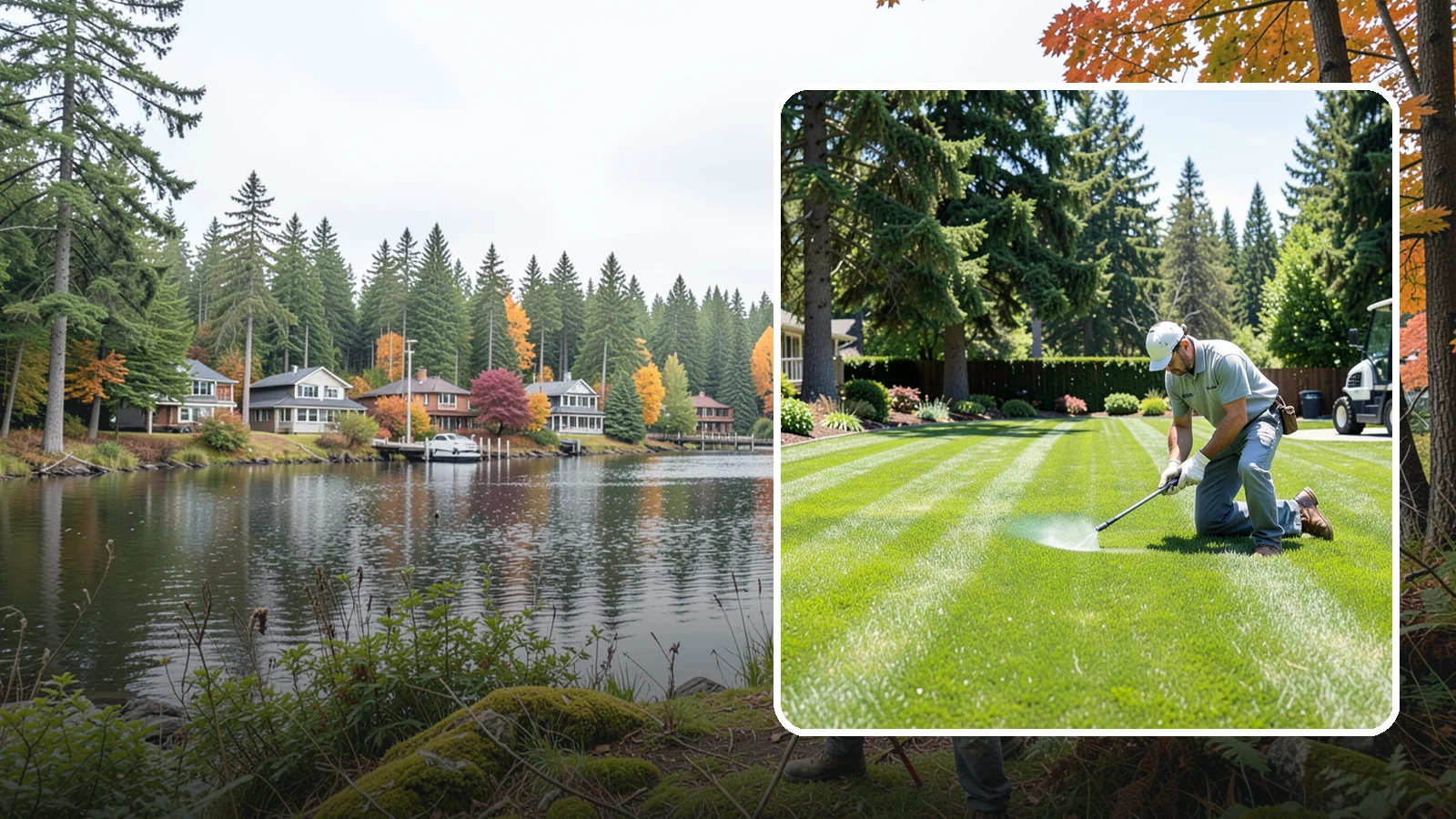 Lawn Disease Treatment in La Conner, Skagit County, WA - Fungus and disease treatment that stops spreading lawn damage and restores healthy turf.