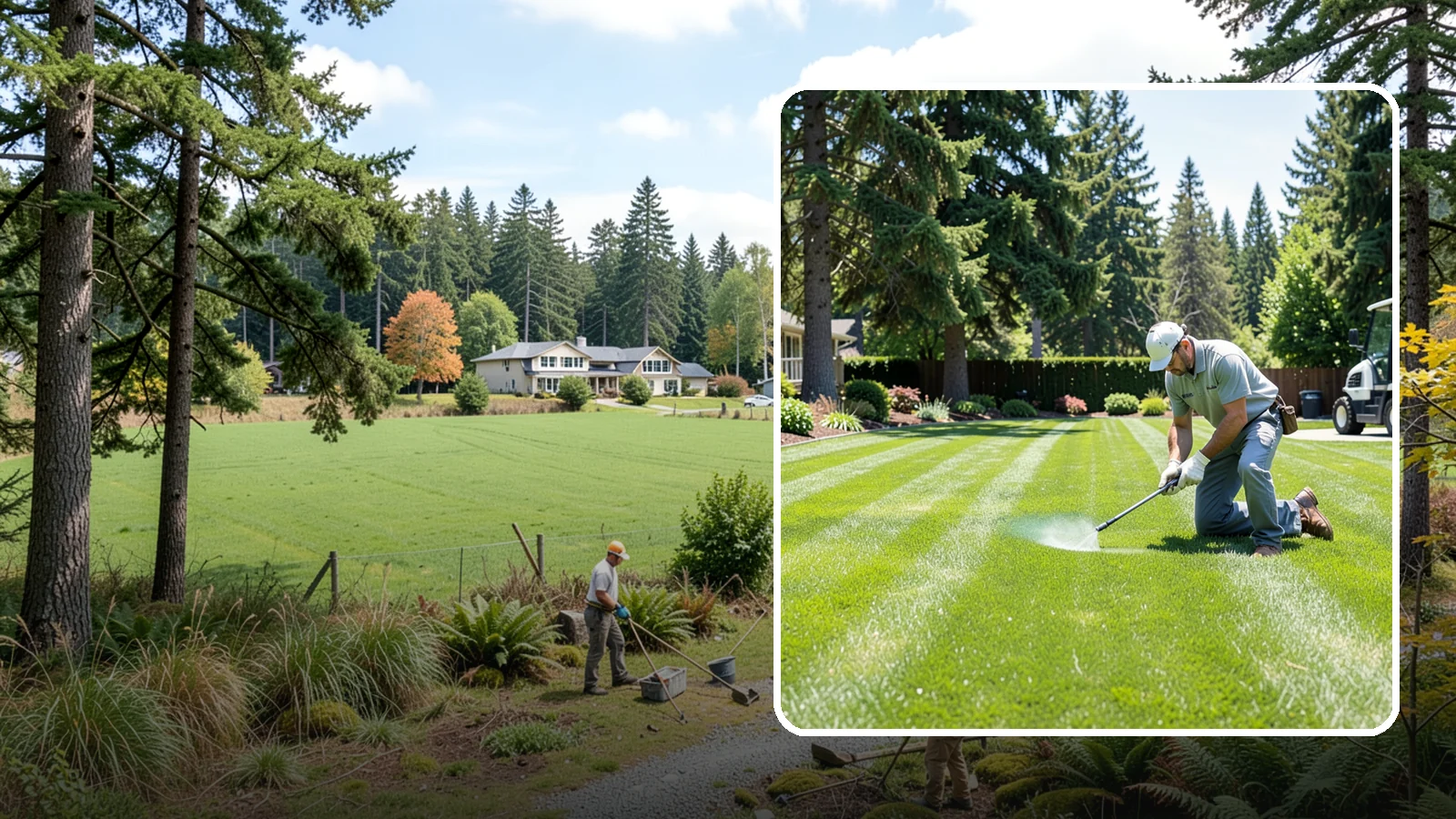 Lawn Disease Treatment in Lyman, Skagit County, WA - Fungus and disease treatment that stops spreading lawn damage and restores healthy turf.