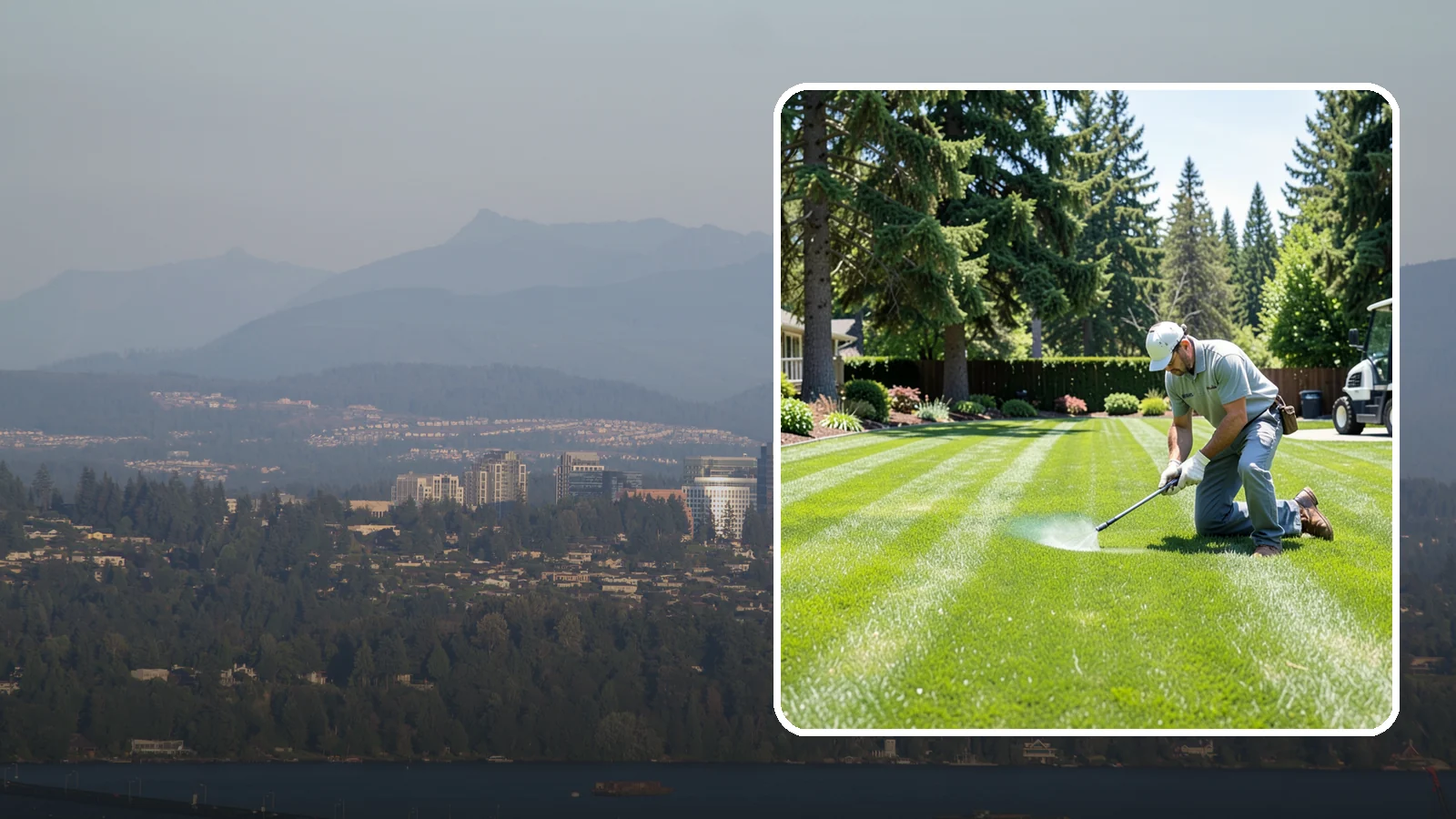 Lawn Disease Treatment in Medina, King County, WA - Fungus and disease treatment that stops spreading lawn damage and restores healthy turf.