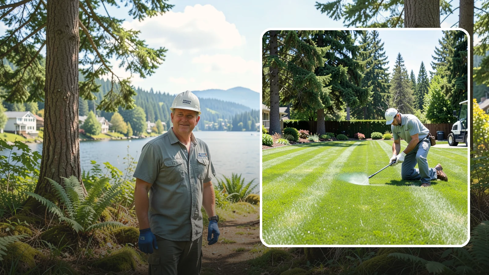 Lawn Disease Treatment in Milton, King County, WA - Fungus and disease treatment that stops spreading lawn damage and restores healthy turf.