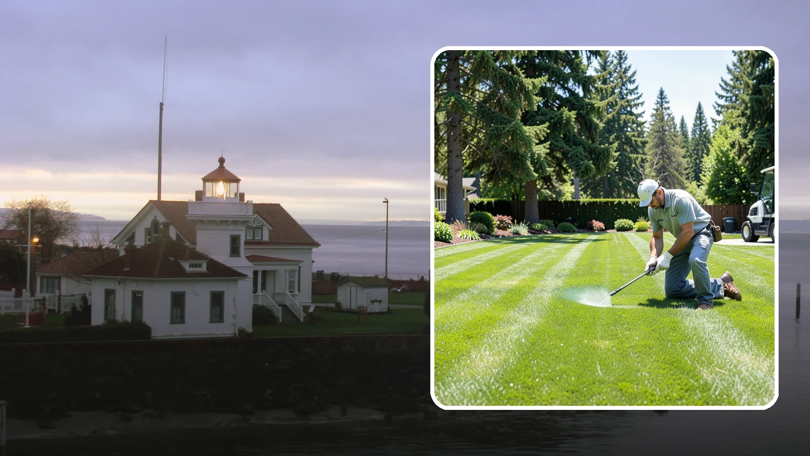 Lawn Disease Treatment in Mukilteo, Snohomish County, WA - Fungus and disease treatment that stops spreading lawn damage and restores healthy turf.